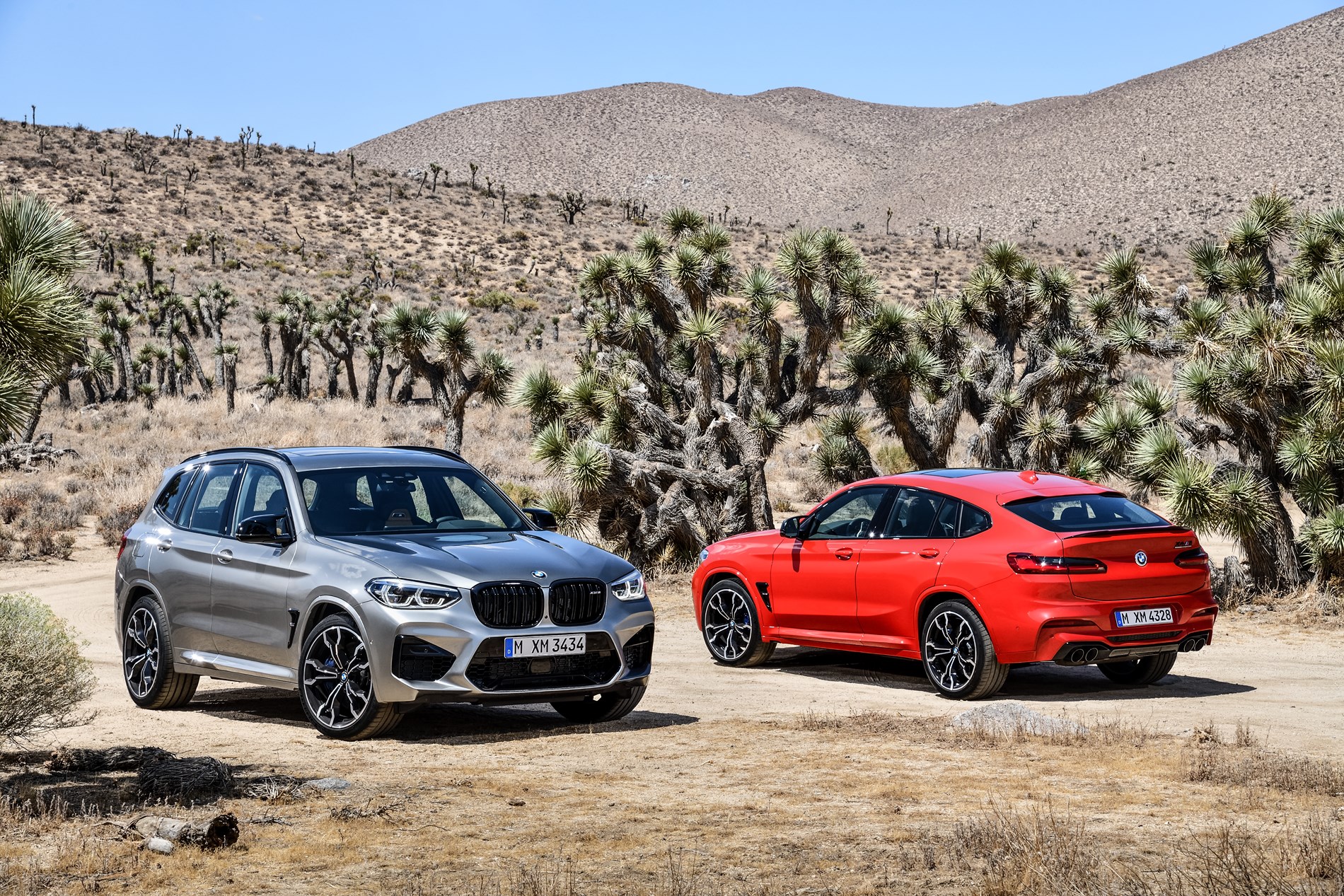 De nieuwe BMW X3 M en de nieuwe BMW X4 M.