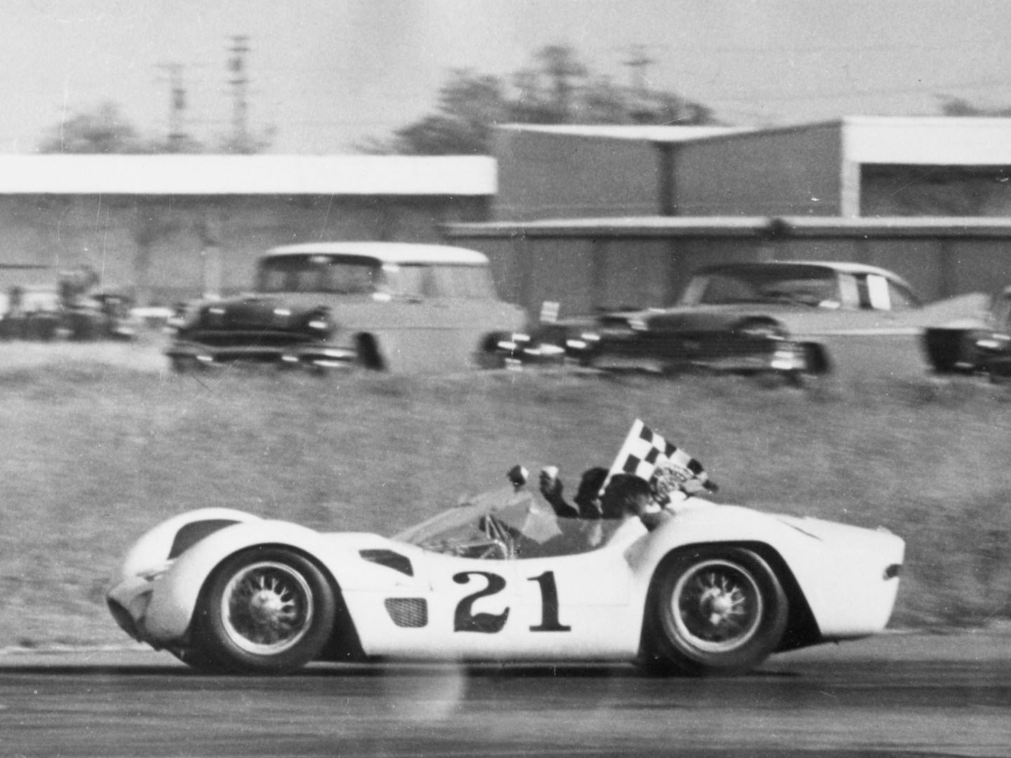 Maserati Tipo 60, debut and victory at Rouen on 12 July 1959