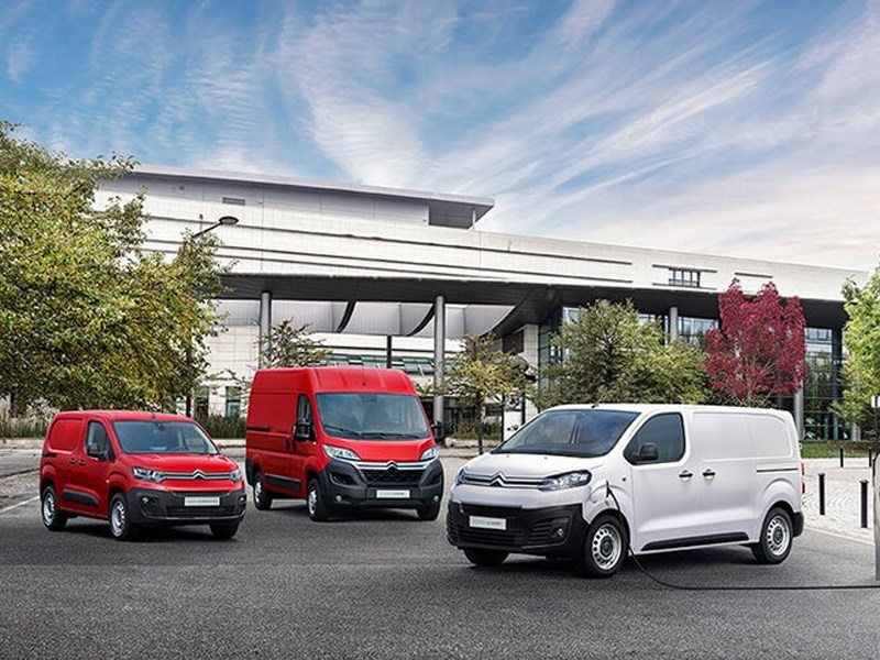 Citroën zet elektrisch offensief in voor zijn bedrijfswagengamma