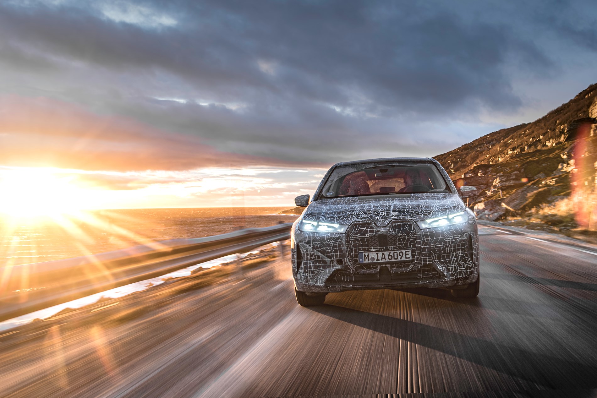 Duurzaamheidstest op de Noordkaap: De BMW iX in zijn laatste wintertest.
