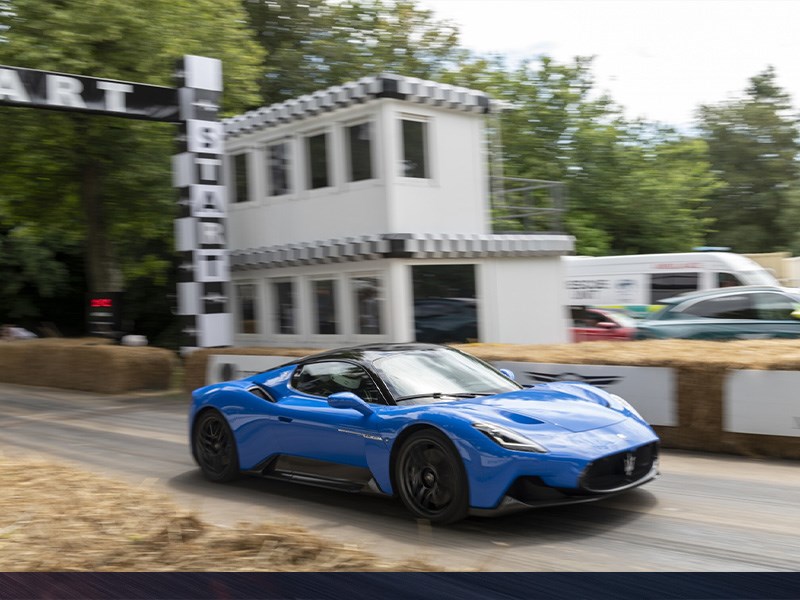 Maserati MC20 for the first time at Goodwood Festival of Speed 2021