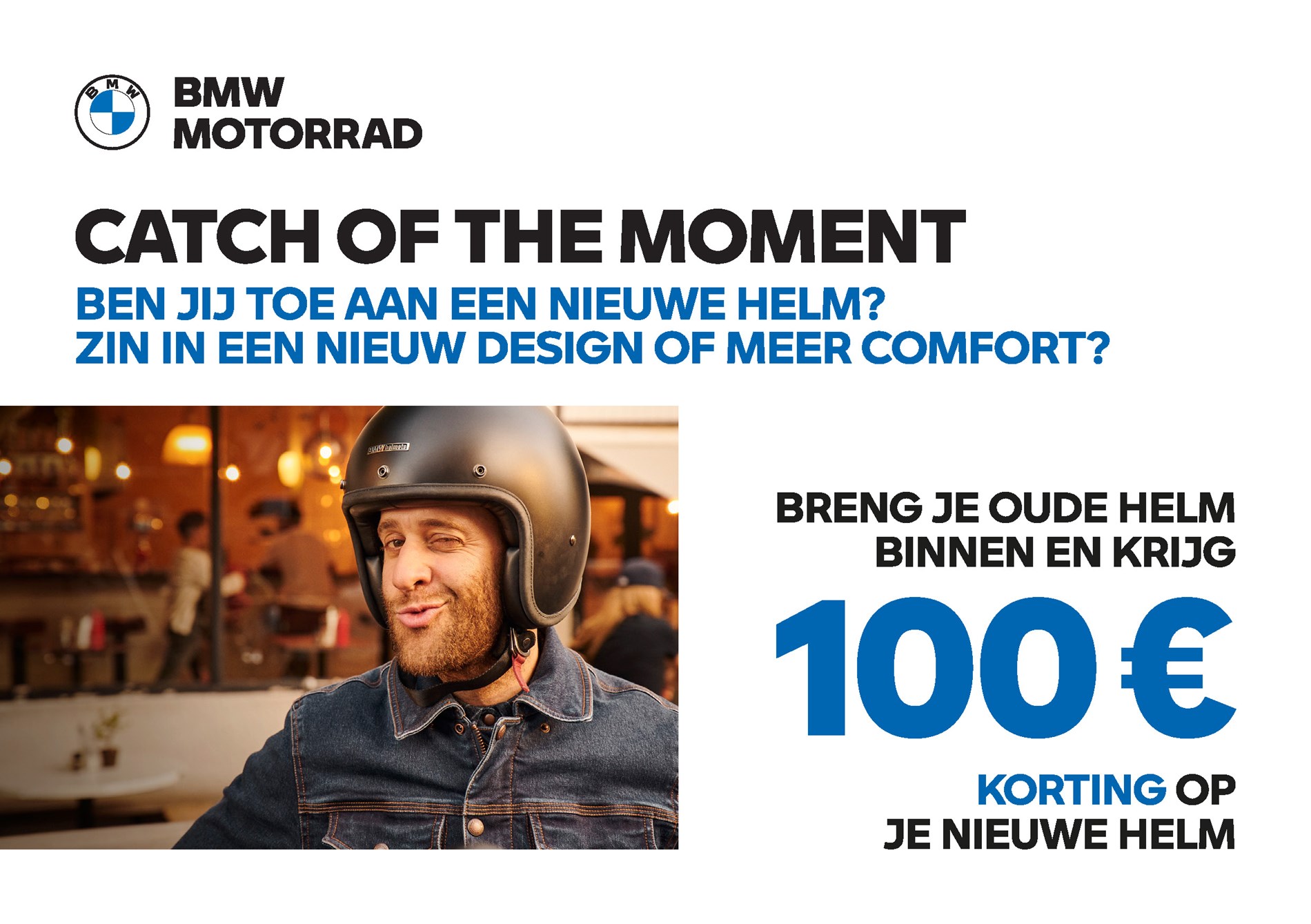 Catch of the moment : Nieuwe BMW helm