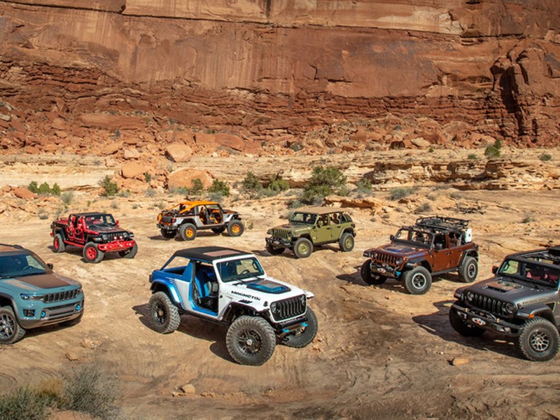 Jeep Easter Safari: 6 concepts en 1 vernieuwde Wrangler Magneto EV