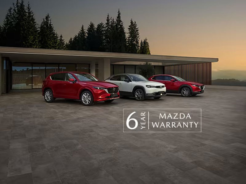Mazda biedt 6 jaar garantie