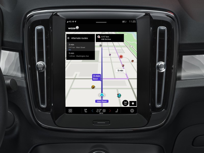 Volvo Lacom - De Waze-app is nu beschikbaar in uw Volvo