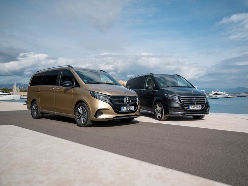 De nieuwe EQV en V-Klasse van Mercedes-Benz - nog stijlvoller