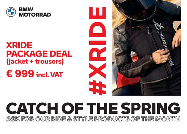 ACTIE : Catch of the Spring : XRIDE package deal